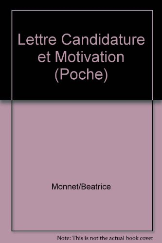 lettre candidature et motivation (poche)