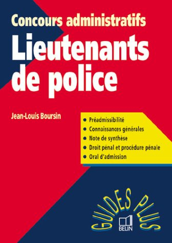 guide des concours administratif pour les lieutenants de police