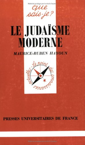 Le Judaïsme moderne