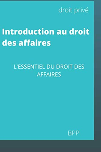 Introduction au droit des affaires