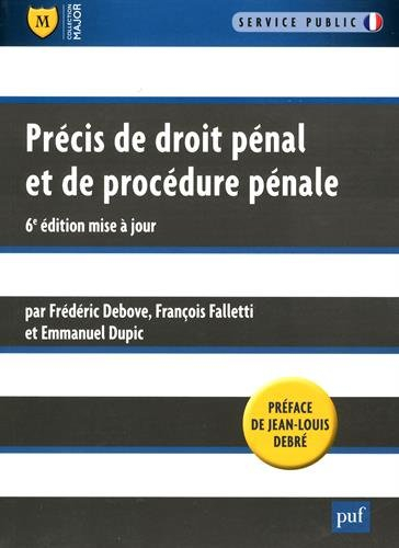 Précis de droit pénal et de procédure pénale