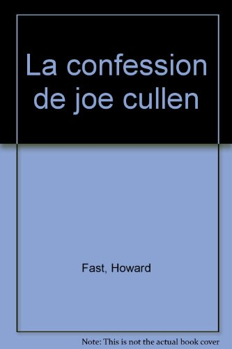 La confession de Joe Cullen