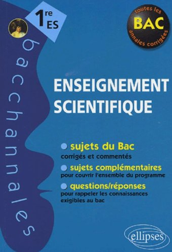 Enseignement scientifique, 1re ES