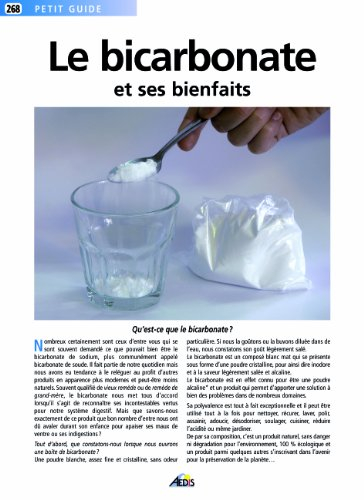 Le bicarbonate de soude et ses bienfaits