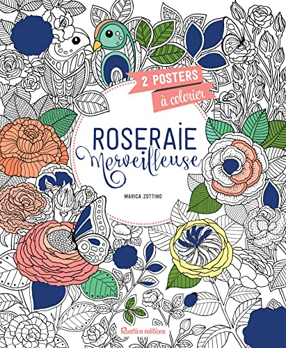 Roseraie merveilleuse : 2 posters à colorier