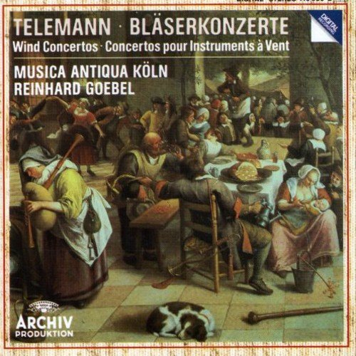 telemann : concertos pour instruments à vent (flûtes, hautbois, trompette, chalumeaux etc) / reinhar