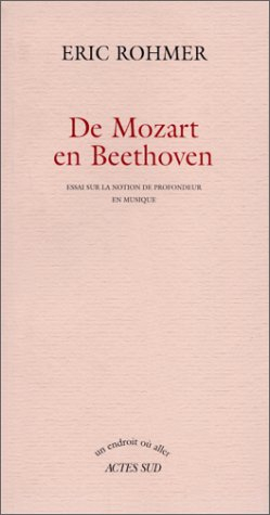 De Mozart en Beethoven : essai sur la notion de profondeur en musique