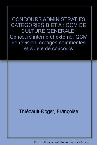 le qcm de culture générale, numéro 15. niveau a et b