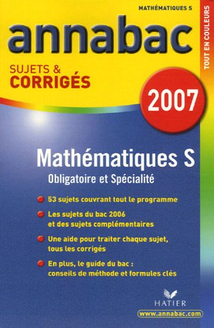 mathématiques tle s : sujets et corrigés