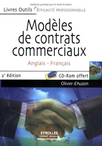 Modèles de contrats commerciaux : anglais-français