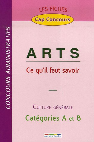 Arts, ce qu'il faut savoir : culture générale, concours administratifs, catégories A et B