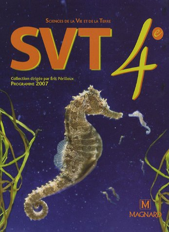 SVT, sciences de la vie et de la Terre 4e