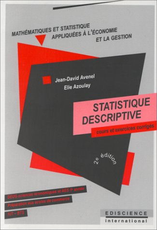 statistique descriptive : cours et exercices corrigés