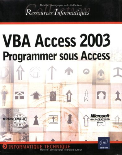 VBA Access 2003 : programmer sous Access