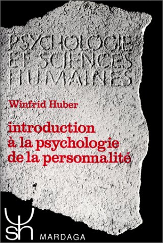 Introduction à la psychologie de la personnalité