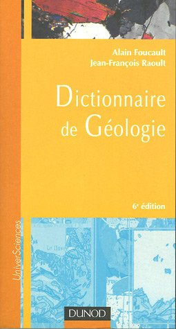 Dictionnaire de géologie