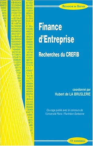 Finance d'entreprise : recherches du Crefib