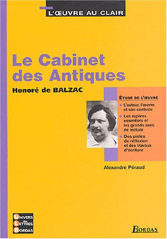 Le cabinet des antiques, Honoré de Balzac