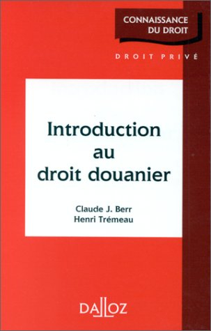 Introduction au droit douanier