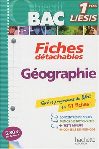 Géographie 1res L, ES, S