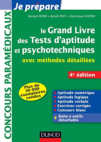 Le grand livre des tests d'aptitude et psychotechniques : avec méthodes détaillées