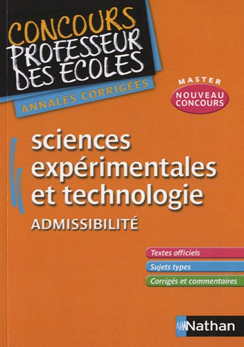 Annales corrigées CRPE sciences expérimentales et technologie : 2011