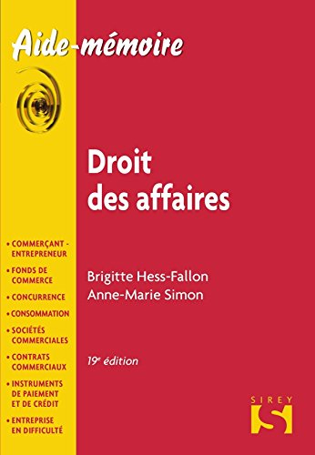 Droit des affaires