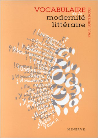 Vocabulaire de la modernité littéraire