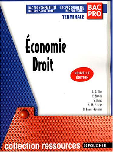 Droit-économie bac pro Comptabilité, bac pro Secrétariat, bac pro Commerce, bac pro Vente, terminale