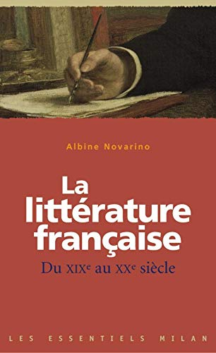 La littérature française du XIXe au XXe siècle