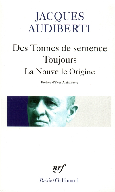 Des tonnes de semences. Toujours. La Nouvelle origine