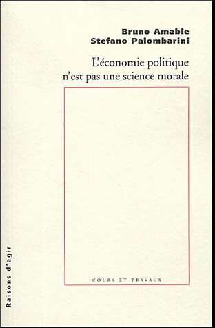 L'économie politique n'est pas une science morale