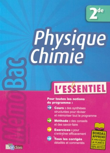 Physique-chimie 2de