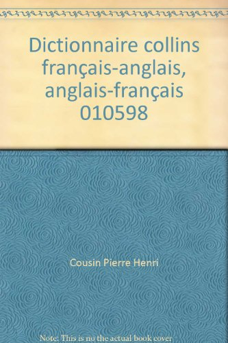 dictionnaire collins français-anglais, anglais-français