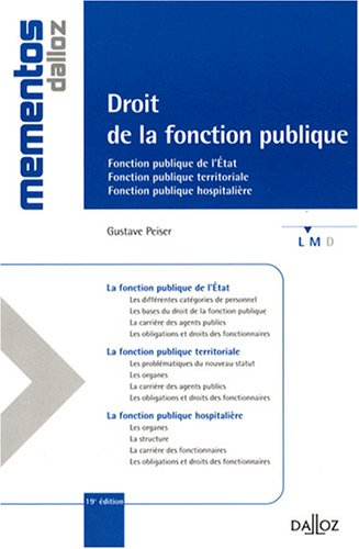 Droit de la fonction publique