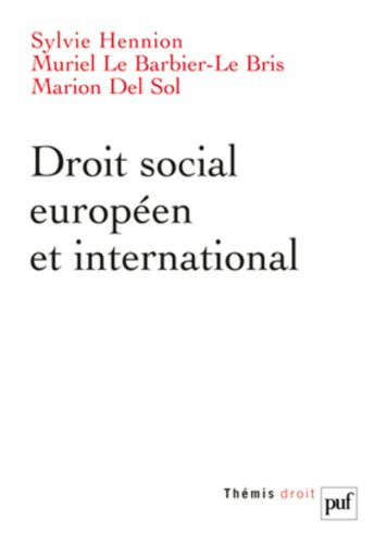 Droit social européen et international