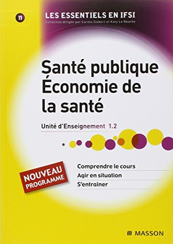 Santé publique, économie de la santé : UE 1.2