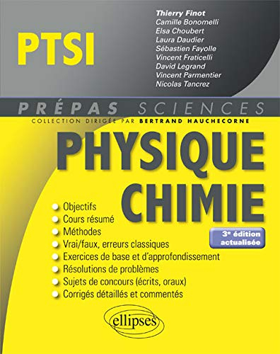 Physique chimie PTSI