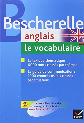 Anglais, le vocabulaire