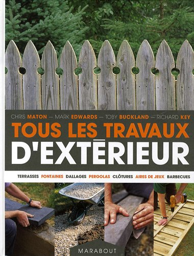 Tous les travaux d'extérieur : terrasses, fontaines, dallages, pergolas, clôtures, aires de jeux, ba