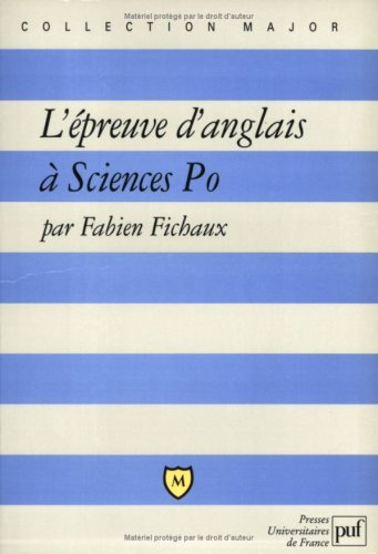 L'épreuve d'anglais à Sciences Po