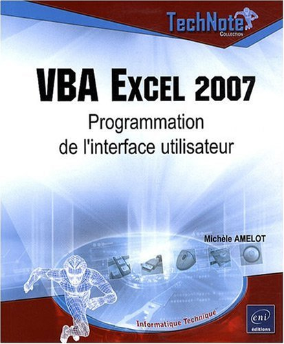 VBA Excel 2007 : programmation de l'interface utilisateur