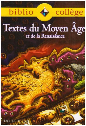 Textes du Moyen Age et de la Renaissance