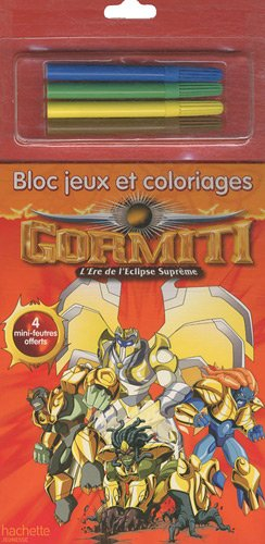 Gormiti : l'ère de l'Eclipse suprême : bloc jeux et coloriages