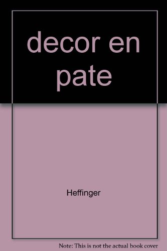 Décor en pâte