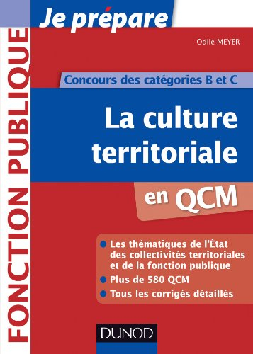 La culture territoriale en QCM : concours des catégories B et C