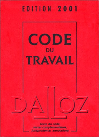 Code du travail 2001