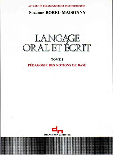 langage oral et ecrit t1 t1