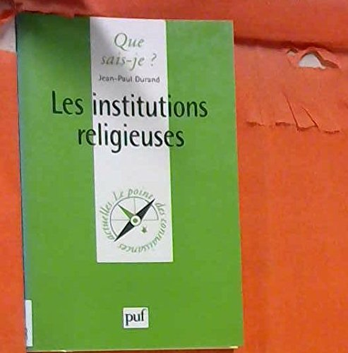 Les institutions religieuses