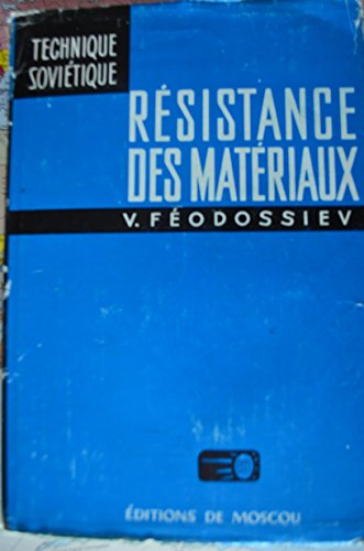 résistance des matériaux